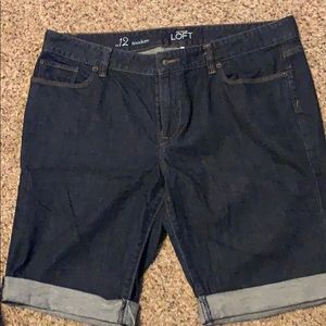 Ann Taylor denim shorts